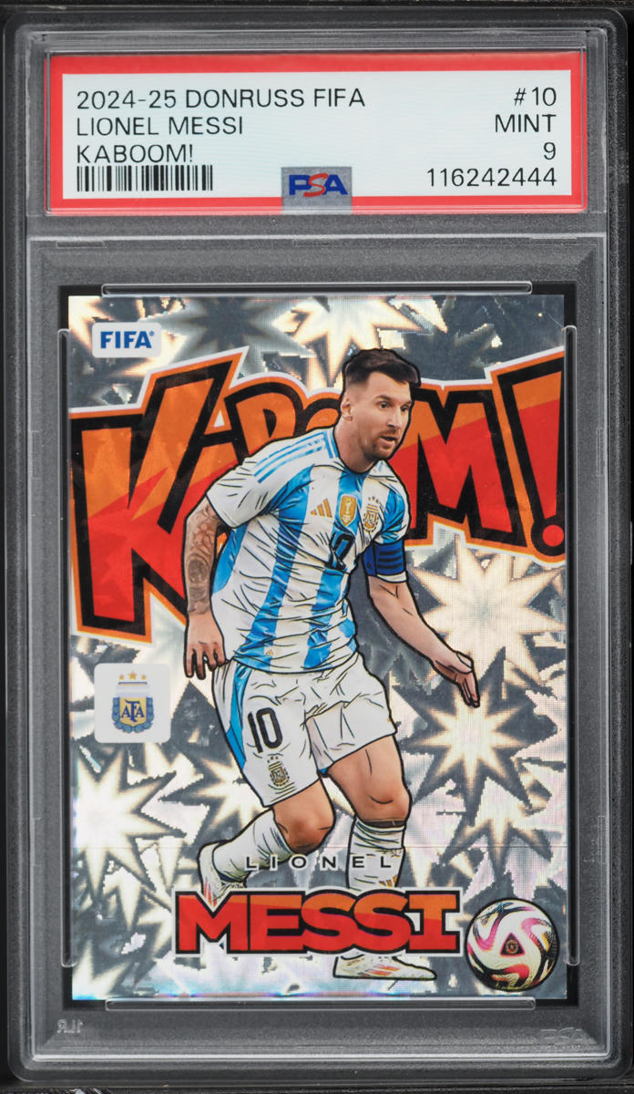 2024 Donruss FIFA Kaboom! Lionel Messi #10 PSA 9 MINT