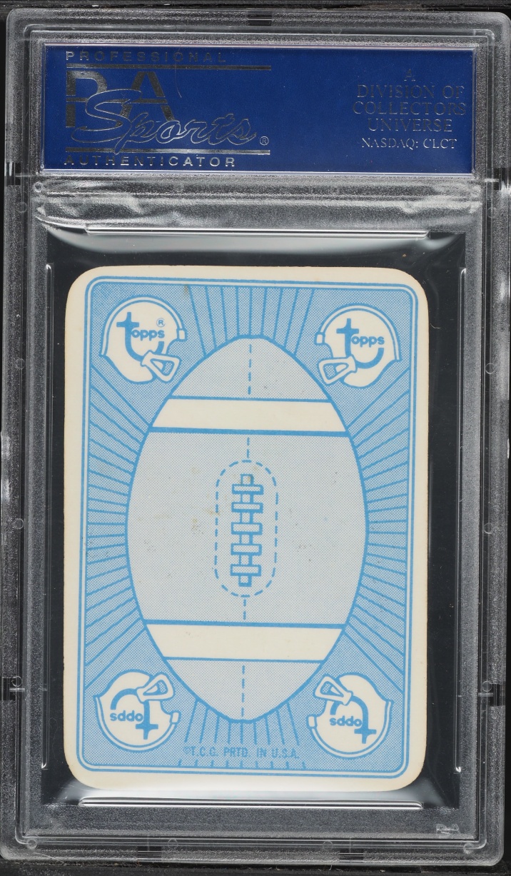 1971 Topps Game Cards Tom Dempsey #34 PSA 7 NRMT