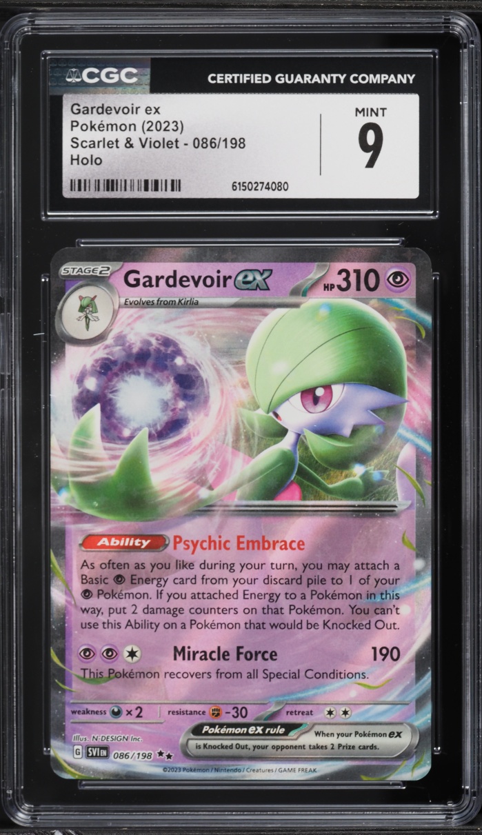 2023 Pokemon Scarlet & Violet Holo Gardevoir ex #86 CGC 9 MINT