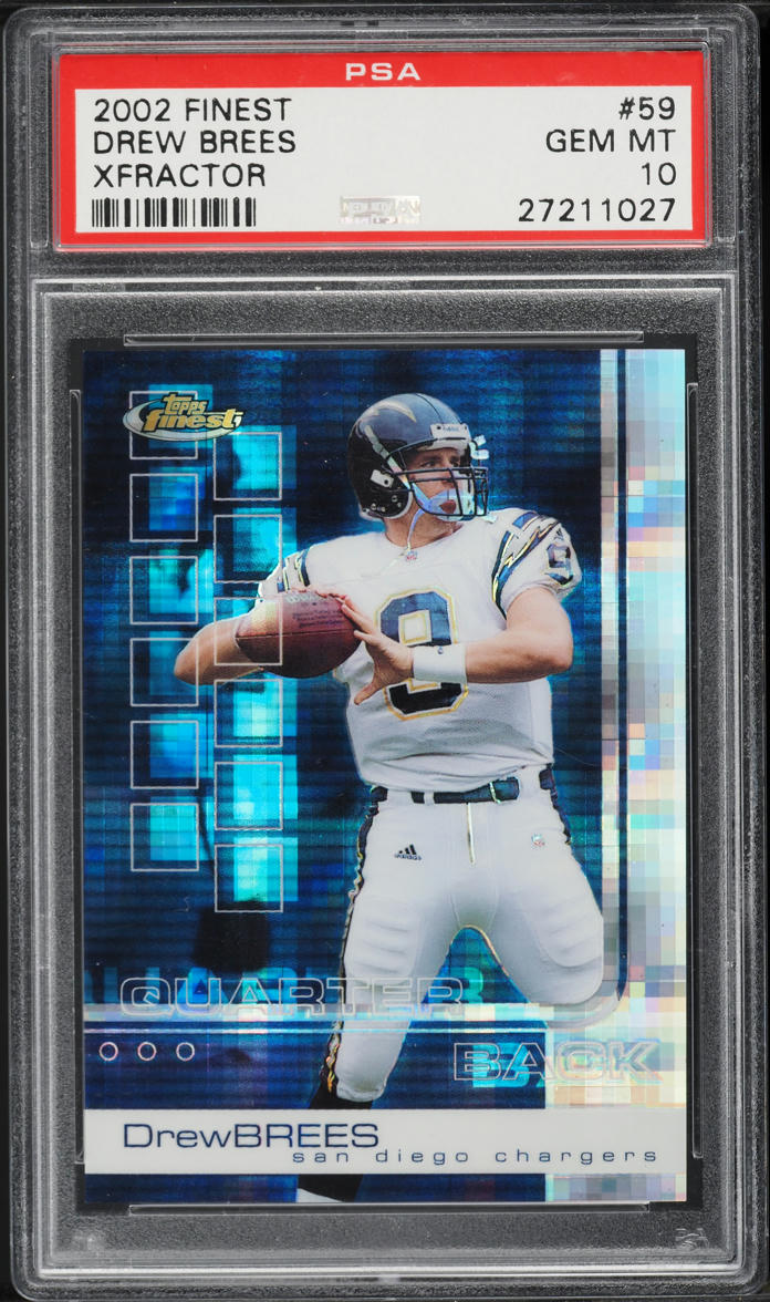 2002 Finest Xfractor Drew Brees /20 #59 PSA 10 GEM MINT