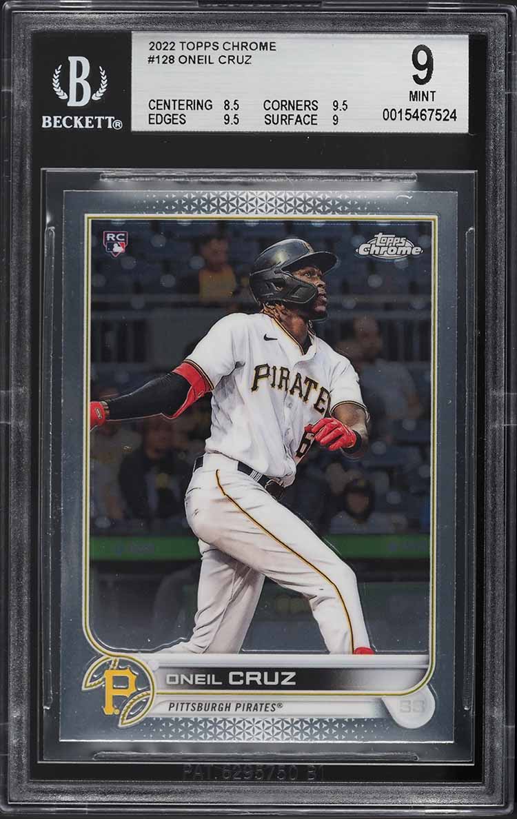 2022 Topps Chrome Oneil Cruz ROOKIE #128 BGS 9 MINT