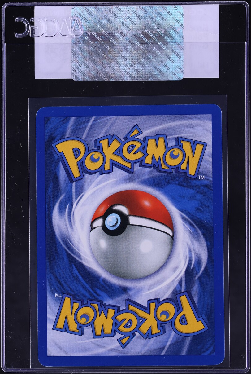 2000 Pokemon Gym Heroes Brock's Vulpix #73 CGC AUTH