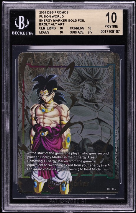 2024 Dragon Ball Super Fusion World Energy Marker Gohan Gold Alt