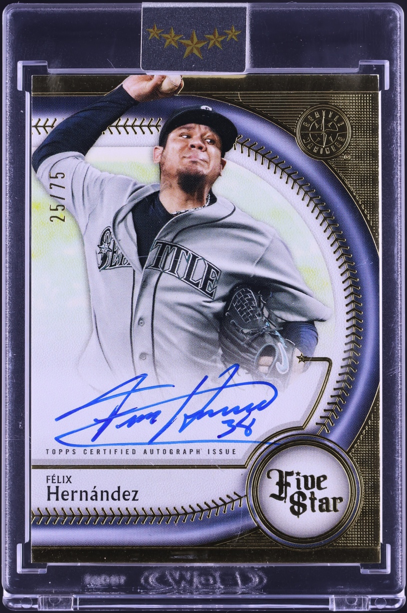 2024 Topps Five Star  Felix Hernandez AUTO /75 #FSA-FH