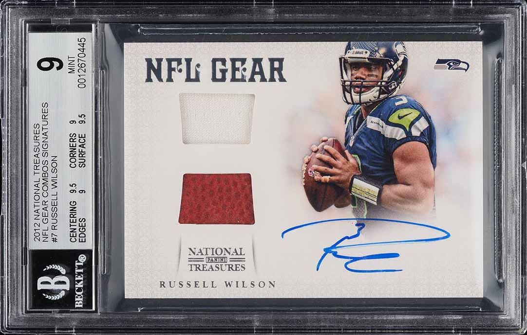 その他 Russell Willson rc auto 2021 Panini Absolute Kaboom! Russell Wilson #K18 PSA 9 MINT
