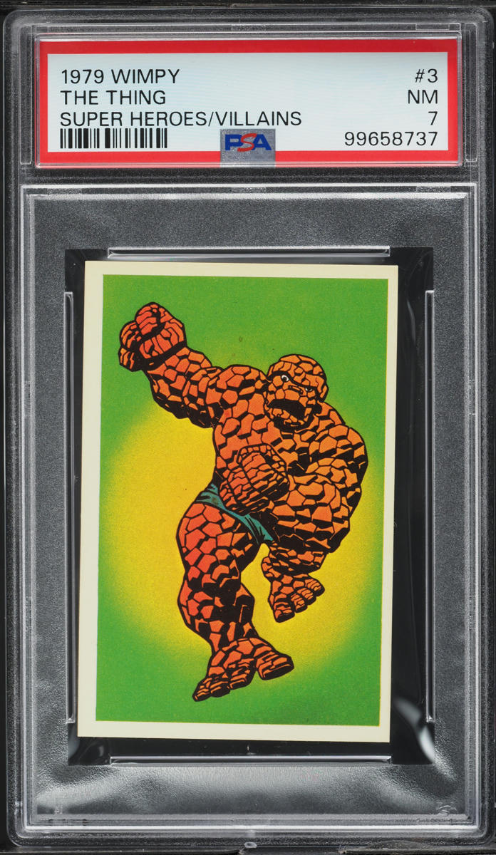 1979 Marvel Wimpy Super Heroes Super Villains The Thing #3 PSA 7 NRMT ...