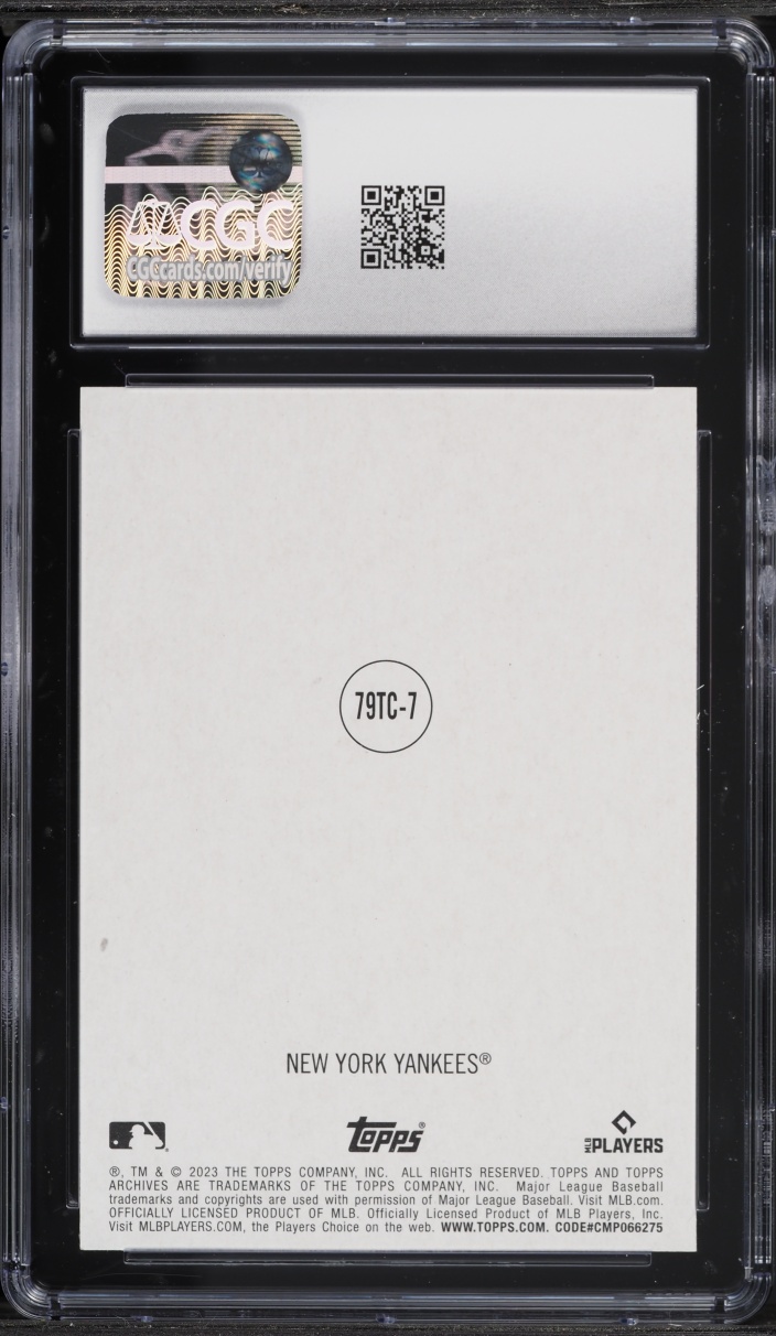 2023 Topps Archives '79 Comics Aaron Judge #79TC-7 CGC 9 MINT