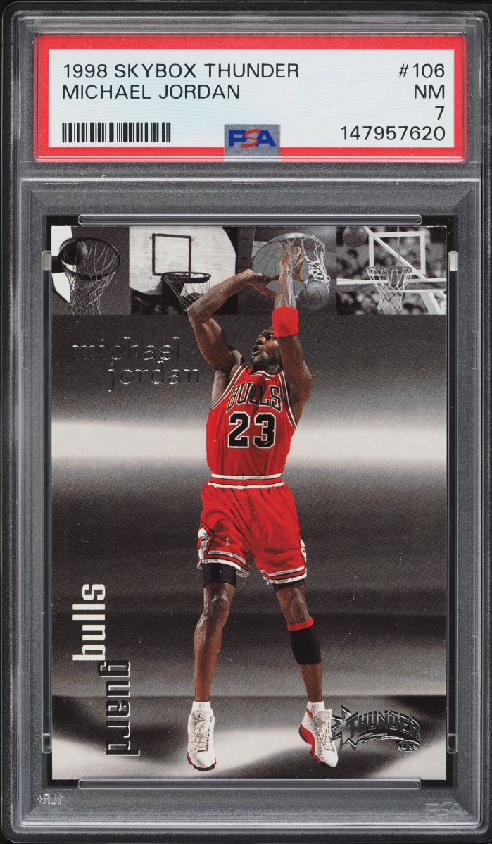 1998 Skybox Thunder Michael Jordan #106 PSA 7 NRMT