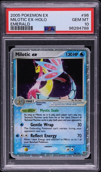2005 Pokemon EX Emerald Holo Milotic ex #96 PSA 10 GEM MINT