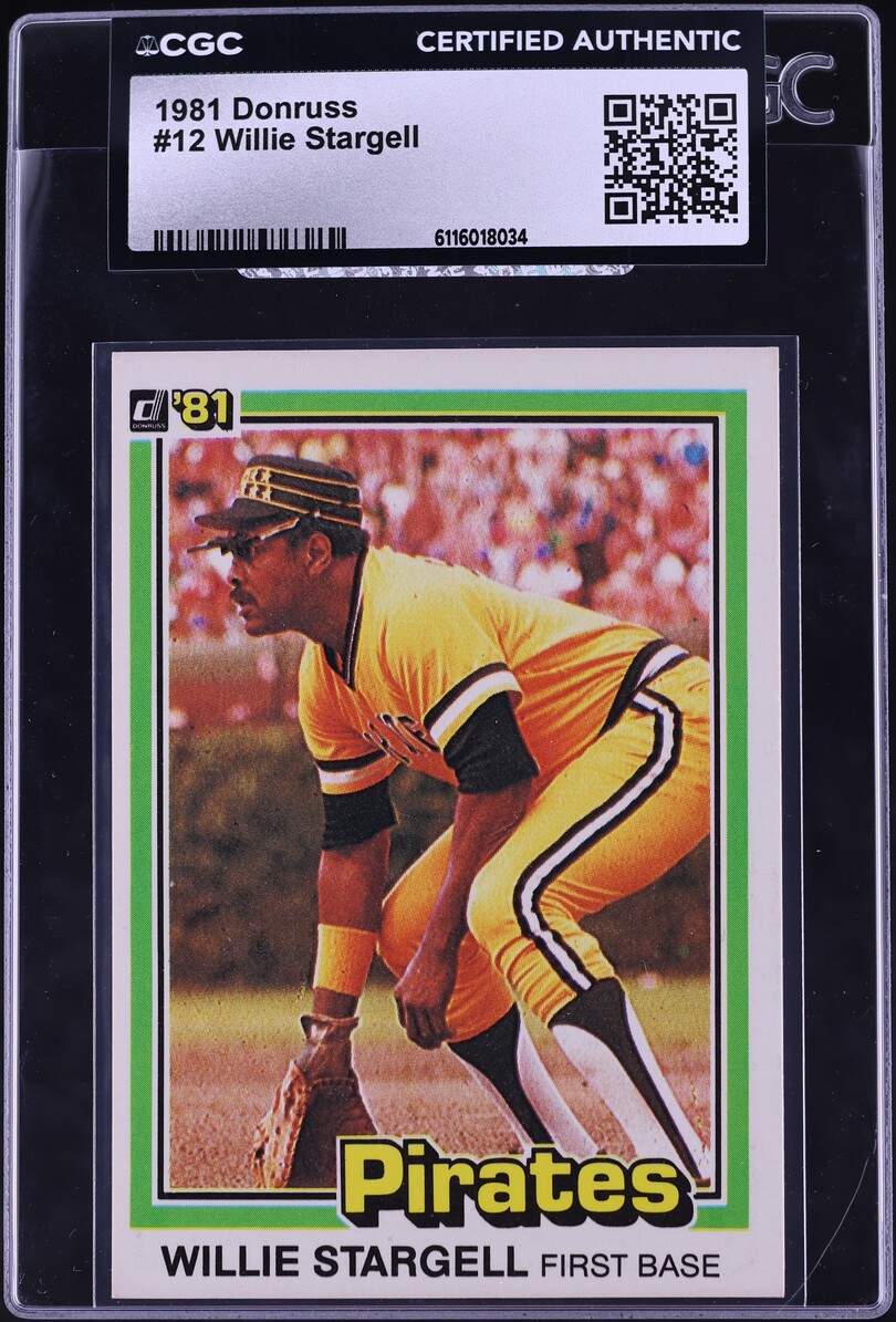 1981 Donruss Willie Stargell #12 CGC AUTH