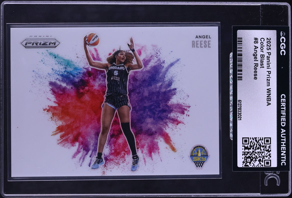2025 Panini Prizm WNBA Color Blast Angel Reese #8 CGC AUTH on Fanatics ...