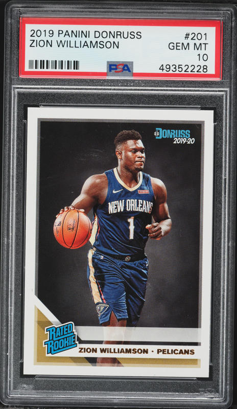 2019 Panini Mosaic Reactive Orange Zion Williamson ROOKIE RC #269