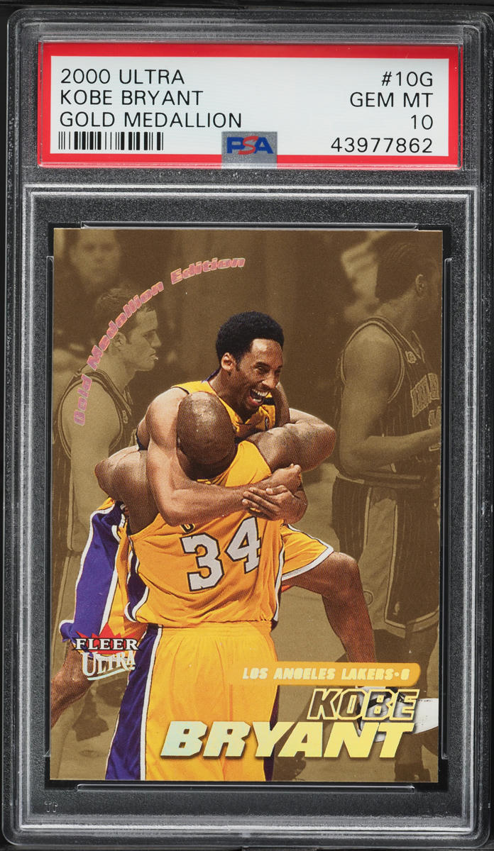 2000 Ultra Gold Medallion Kobe Bryant #10G PSA 10 GEM MINT