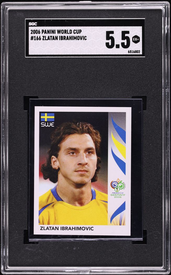 2006 Panini World Cup Germany Sticker Zlatan Ibrahimovic #166 SGC 5 EX