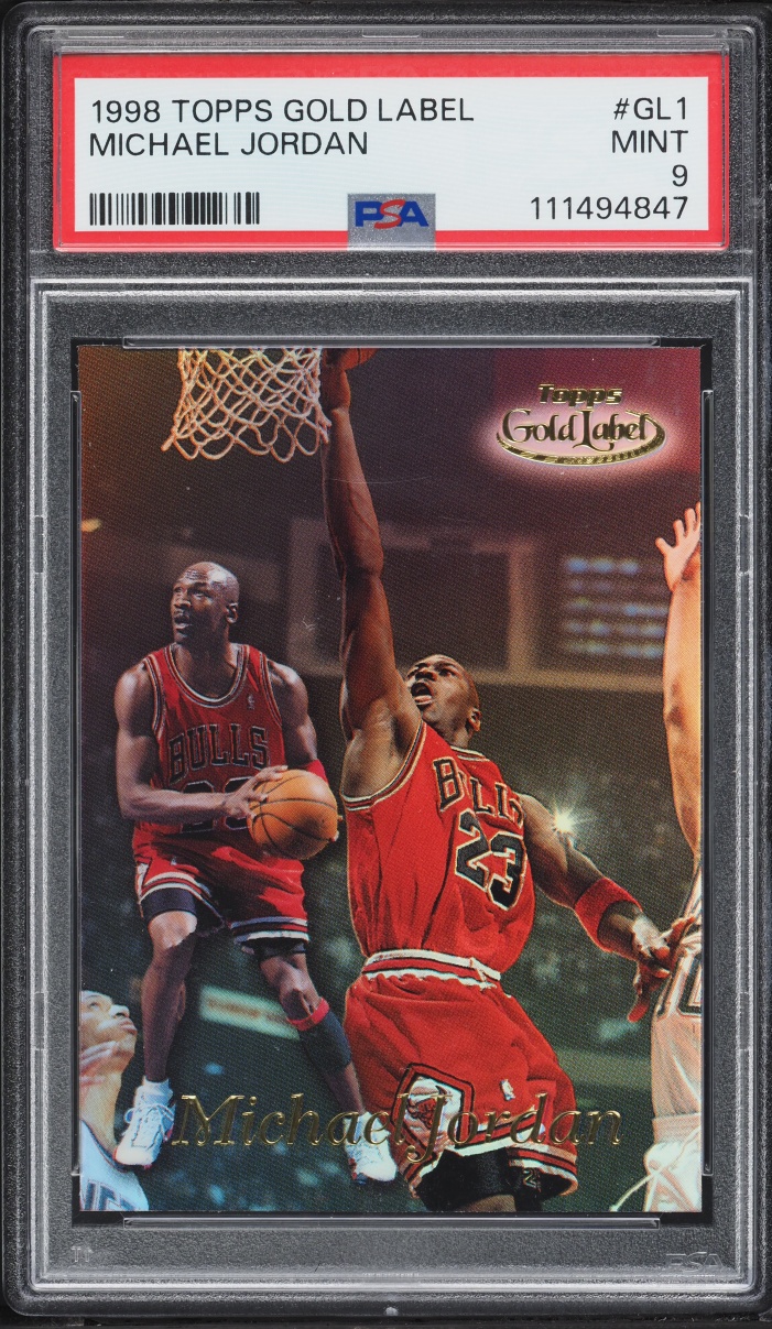 1998 Topps Gold Label Michael Jordan #GL1 PSA 9 MINT