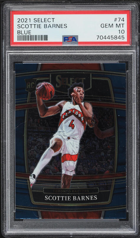 2021 Panini Prizm Mojo Scottie Barnes ROOKIE /25 #320 PSA 9 MINT