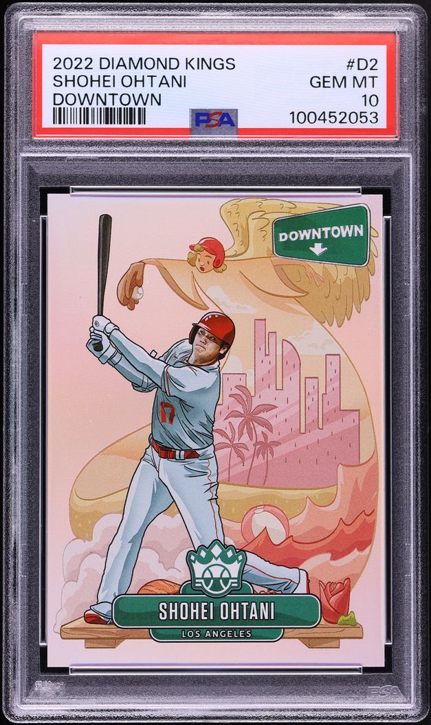 2022 Panini Diamond Kings Downtown Shohei Ohtani #D2 PSA 10 GEM MINT