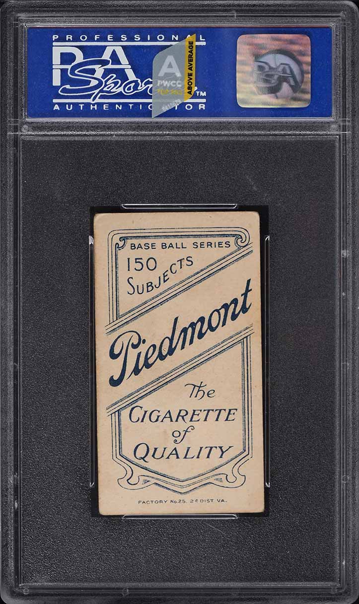 1909-11 T206 Walter Johnson PORTRAIT, PIEDMONT PSA 4 VGEX