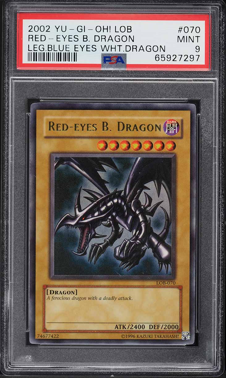 2002 Yu-Gi-Oh! Asian LOB 1st Edition Red-Eyes B. Dragon #LOB-070