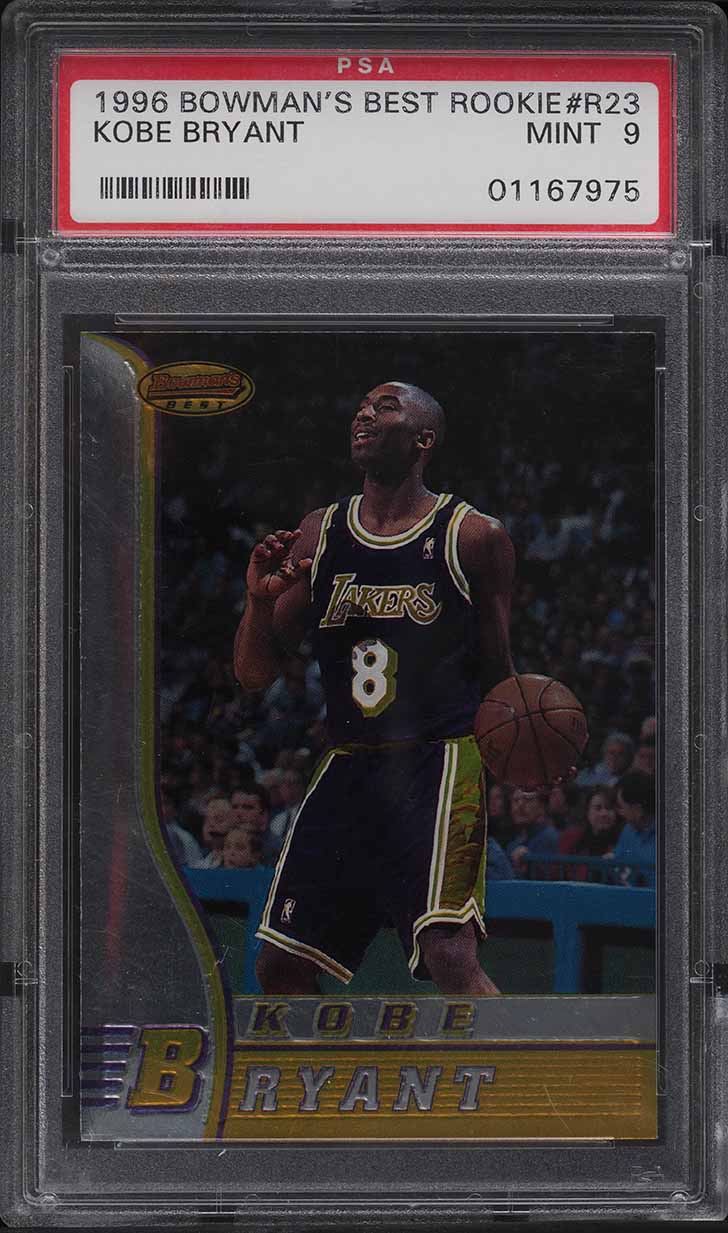 1996 Bowman's Best Kobe Bryant ROOKIE #R23 PSA 9 MINT