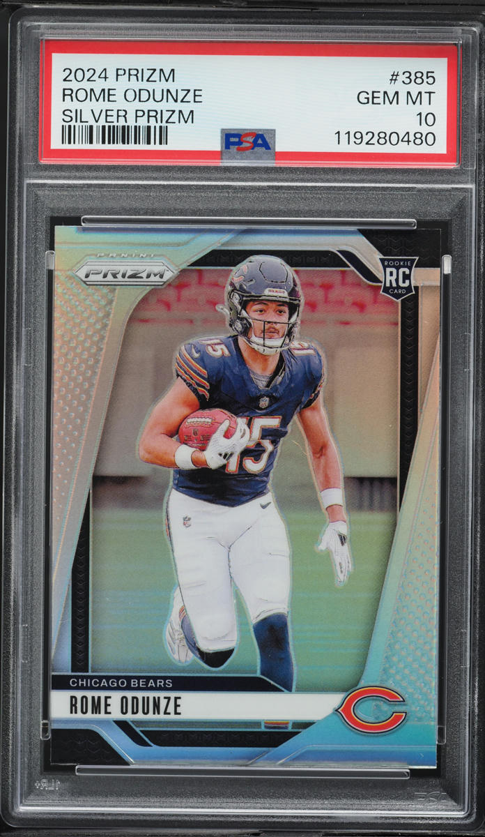 マーカス ラッシュフォード Panini Prizm Silver PSA 9 Founding city finds's 2024 Panini Prizm Bo Nix Silver Prizm