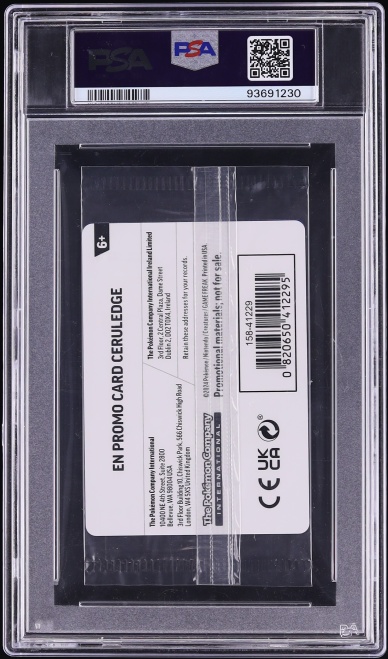 2024 Pokemon SV Paldean Fates Pokemon Day Promo Ceruledge #40 PSA 10 GEM MINT