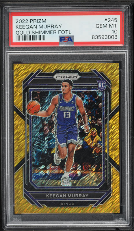 2022 Select Concourse Gold Keegan Murray ROOKIE /10 #81 PSA 10 GEM