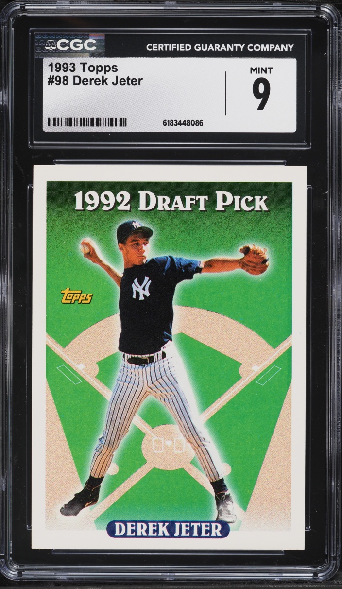 1993 Topps Derek Jeter ROOKIE #98 CGC 9 MINT