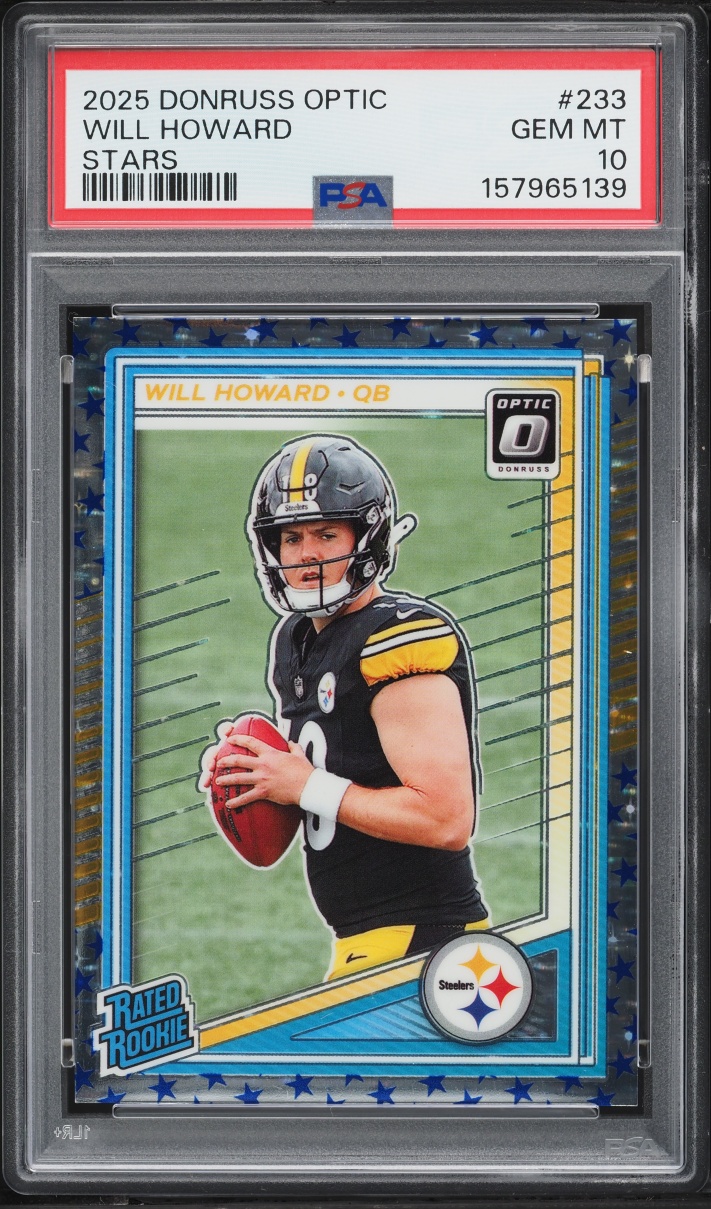 2025 Donruss Optic Stars Will Howard ROOKIE #233 PSA 10 GEM MINT