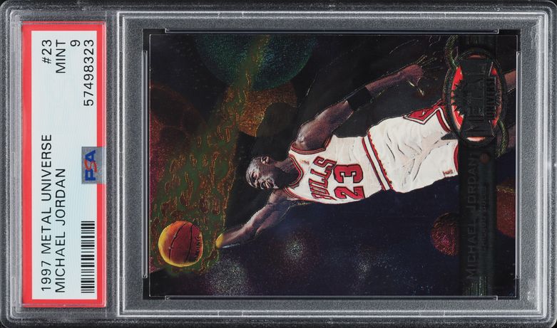 1997 Metal Universe Michael Jordan #23 PSA 9 MINT on Fanatics Collect