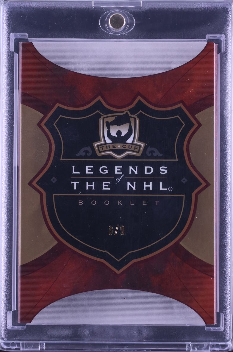 2024 Upper Deck The Cup '23 Legends Of NHL Triple McDavid Draisaitl Gretzky AUTO /9 CGC AUTH