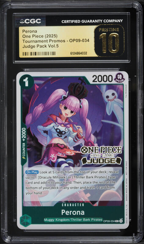 2024 One Piece Japanese Promo Official Event Prize Perona SR #OP06