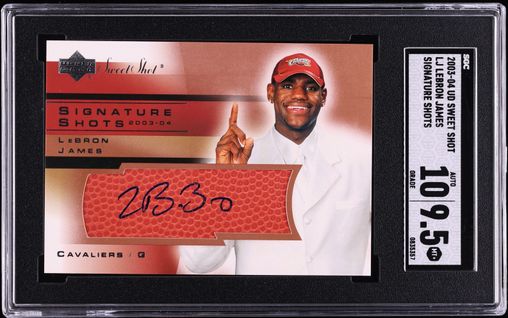 2003 Upper Deck Star LeBron James ROOKIE #301 PSA 9 MINT on