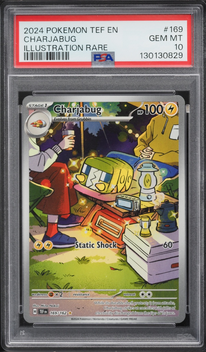 2024 Pokemon Scarlet & Violet Temporal Forces IR Charjabug #169 PSA 10 GEM MINT