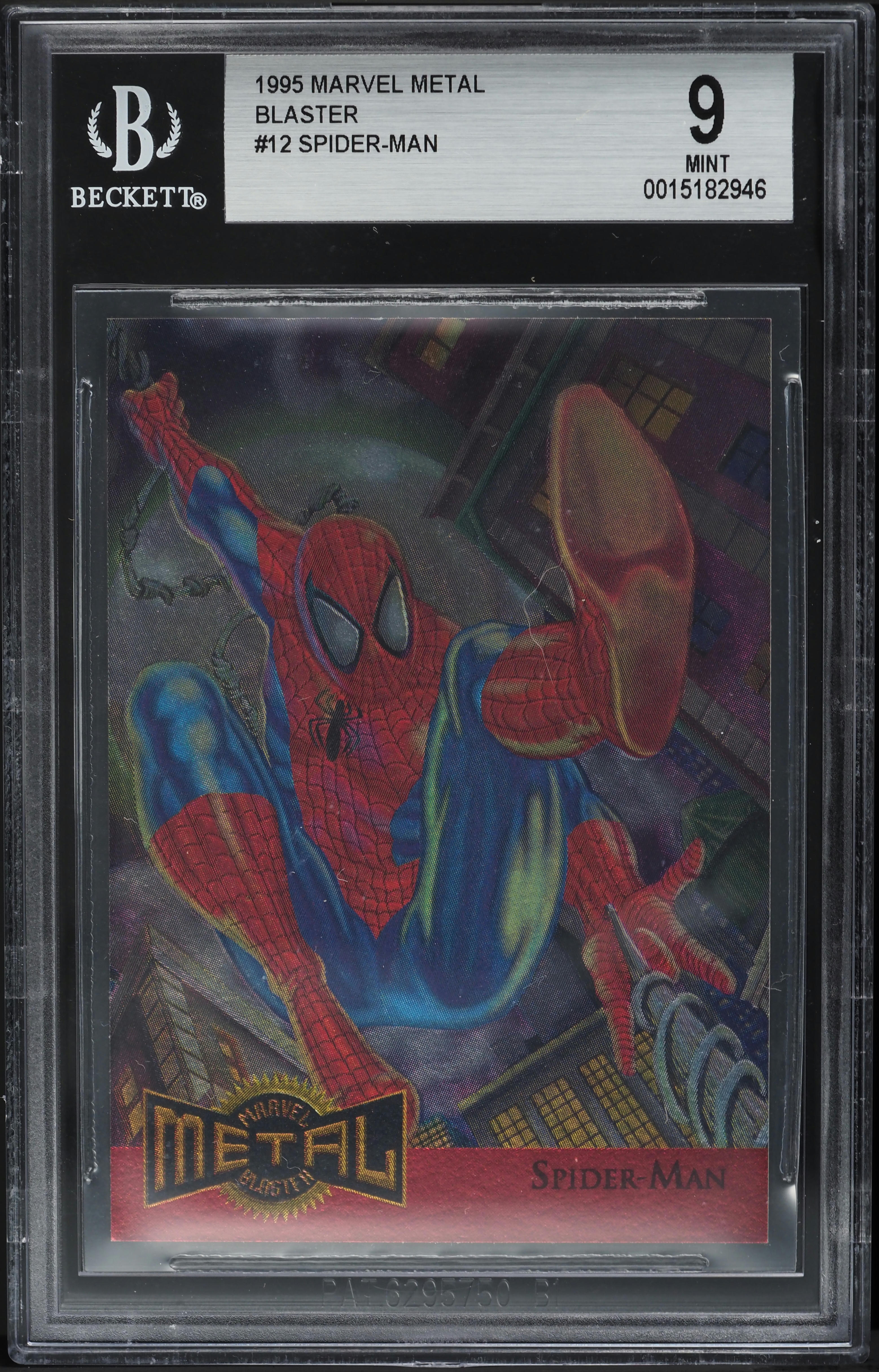 1995 Marvel Metal Blaster Spider-Man #12 BGS 9 MINT