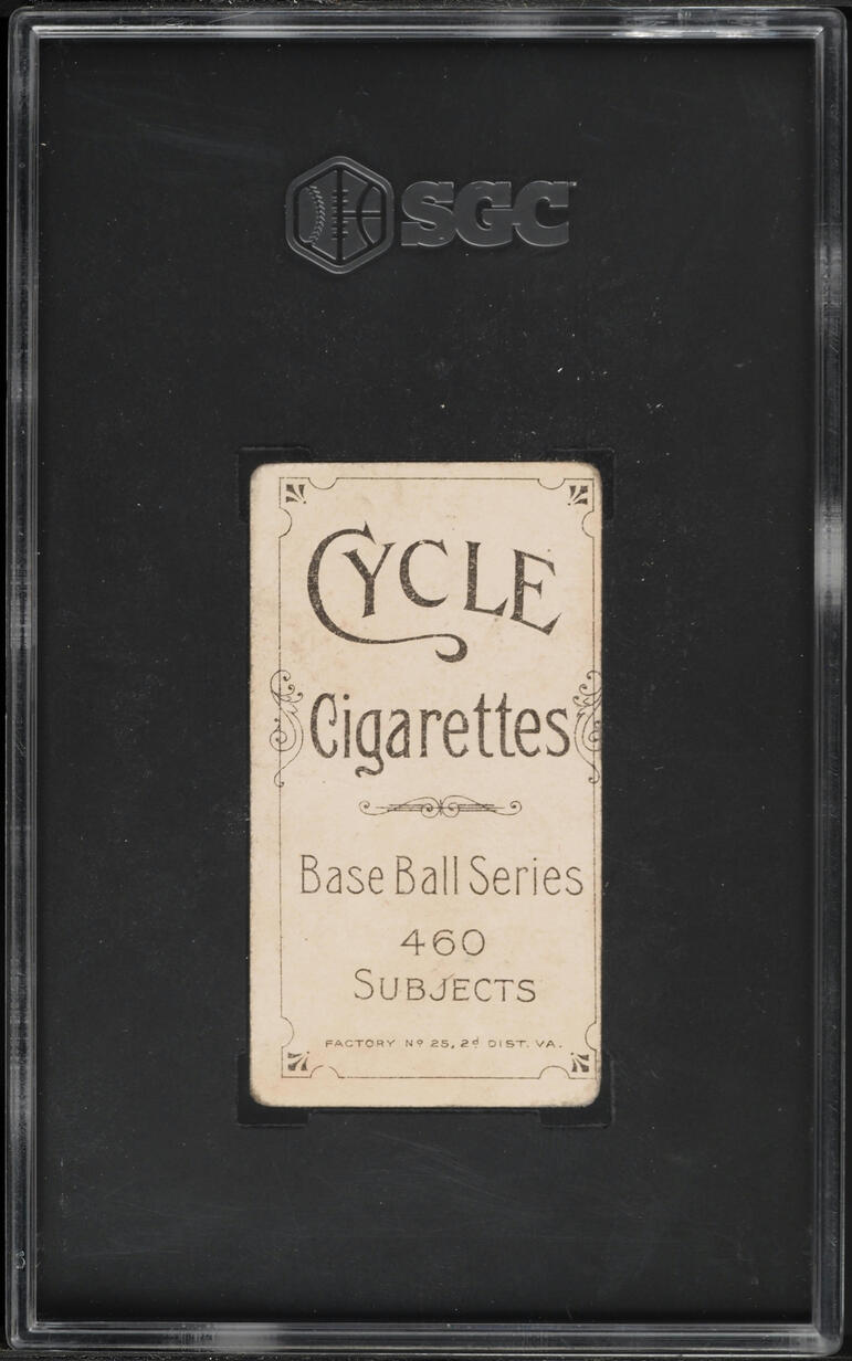 1909-11 T206 Al Burch FIELDING, CYCLE SGC 2.5 GD+