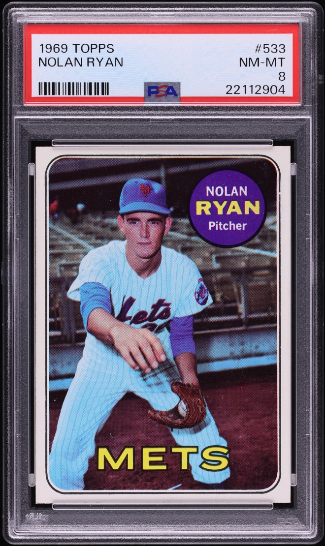 1969 Topps Nolan Ryan #533 PSA 8 NM-MT