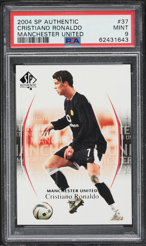 2004 SP Authentic Manchester United Cristiano Ronaldo #67 PSA 10