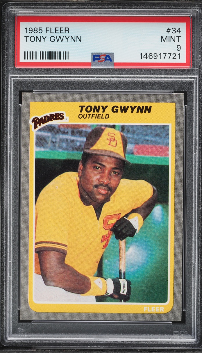 1985 Fleer Tony Gwynn #34 PSA 9 MINT