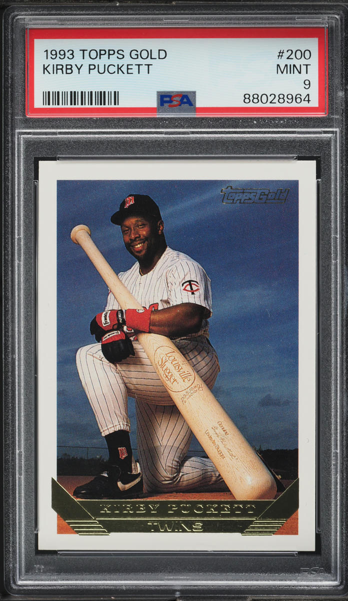 1993 Topps Gold Kirby Puckett #200 PSA 9 MINT