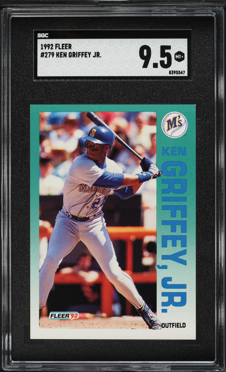1992 Fleer Ken Griffey Jr. #279 SGC 9.5 MINT+