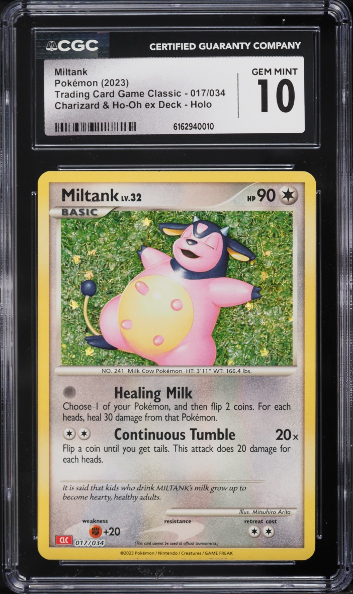 2023 Pokemon TCG Classic Collection Holo Miltank #17 CGC 10 GEM MINT