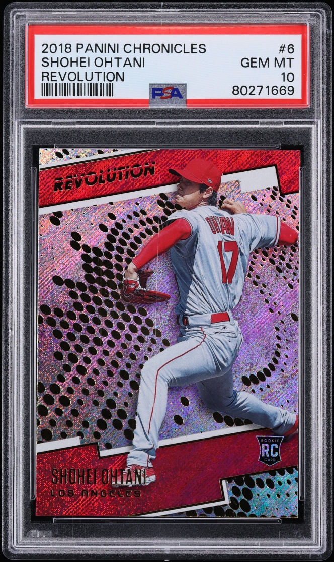 2018 Panini Chronicles Revolution Shohei Ohtani ROOKIE #6 PSA 10 GEM MINT