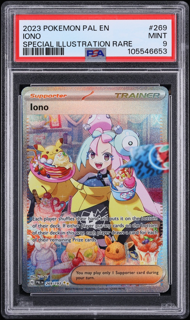 2023 Pokemon Scarlet & Violet Paldea Evolved SIR Iono #269 PSA 9 MINT