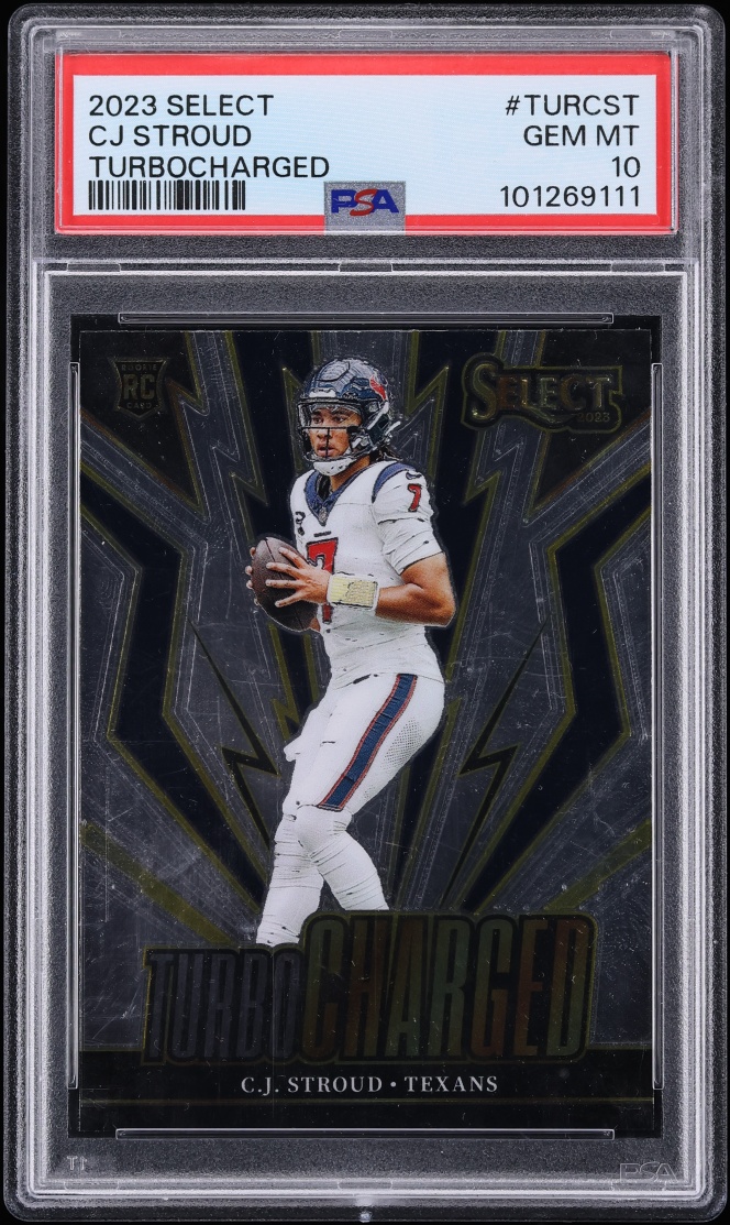 2023 Select Turbocharged C.J. Stroud ROOKIE #TUR-CST PSA 10 GEM MINT