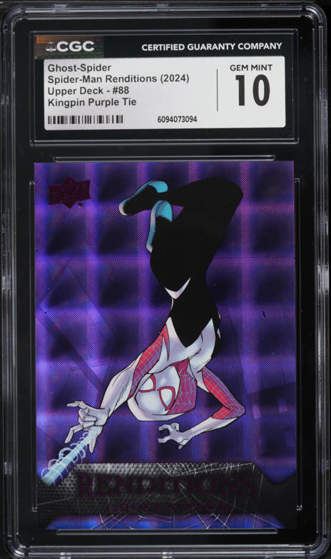 2024 Upper Deck Spider-Man Renditions Goblin Green Spider-Man /399