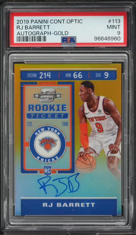 Prizm RJ Barrett Blue Prizm 199シリ　PSA 10 2019 Panini Prizm RJ Barrett RC Blue Prizm /199 PSA 10 | eBay