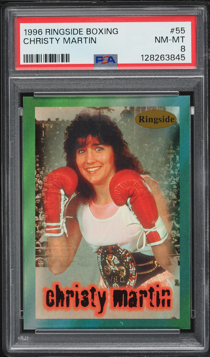 1996 Ringside Boxing Christy Martin #55 PSA 8 NM-MT