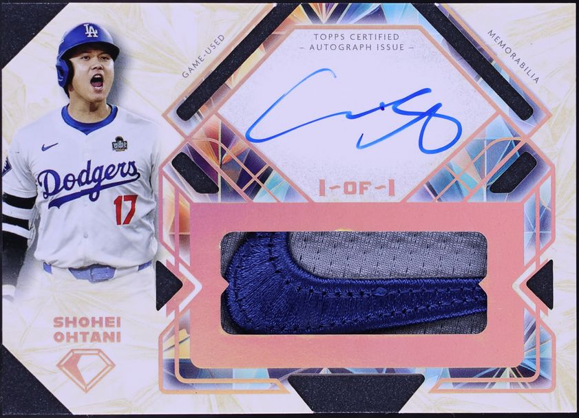 2025 Topps Diamond Icons Shohei Ohtani NIKE PATCH AUTO 1/1 #NLA-SO CGC AUTH