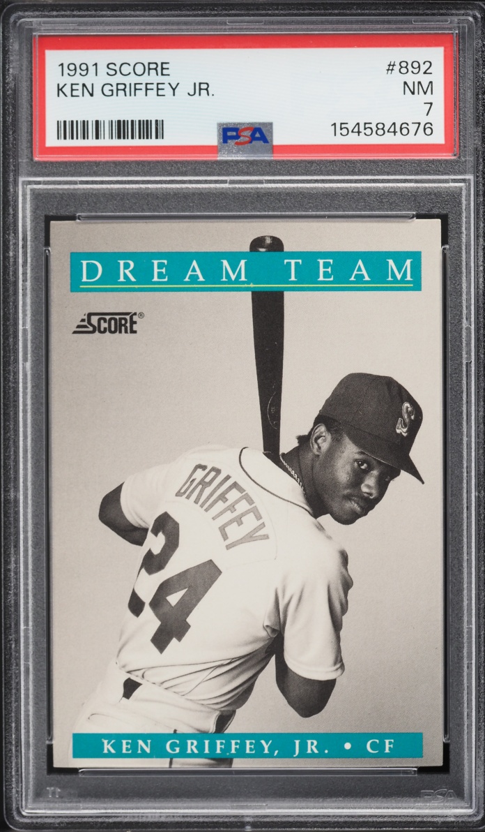 1991 Score Dream Team Ken Griffey Jr. #892 PSA 7 NRMT